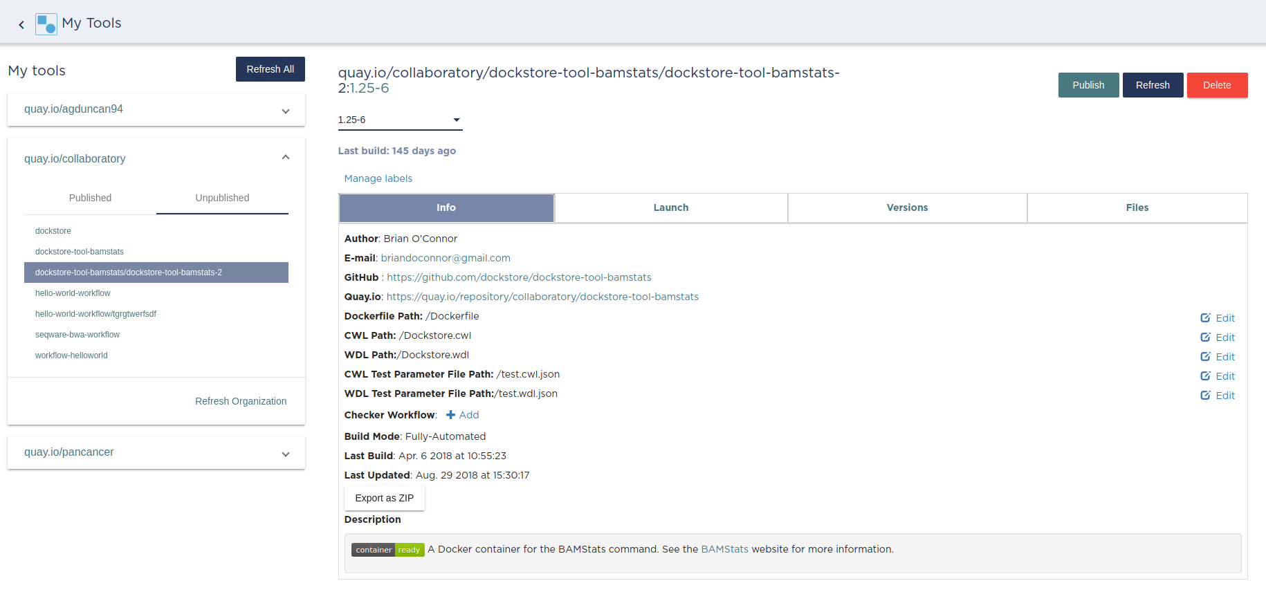 Newly created alternate tool