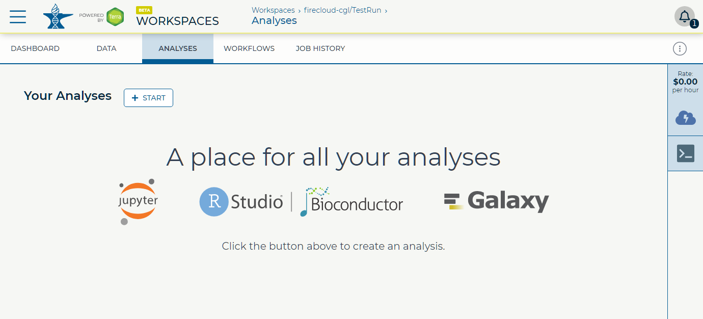 Create a Cloud Environment for Galaxy