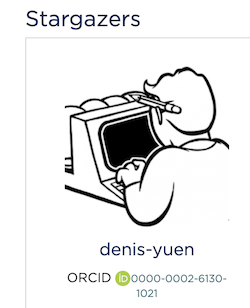 ORCID showing up for a stargazer